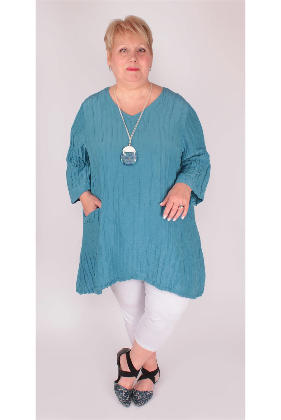 Tunique Soie Lin Denim